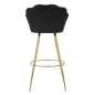 Taboret Barowy Vienna Czarny 55x53x110 cm (Wysokość Siedziska 88 cm)